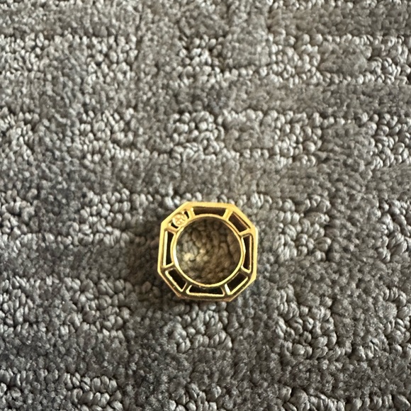 TORY BURCH Rylan Enamel Logo Ring - Picture 3 of 3